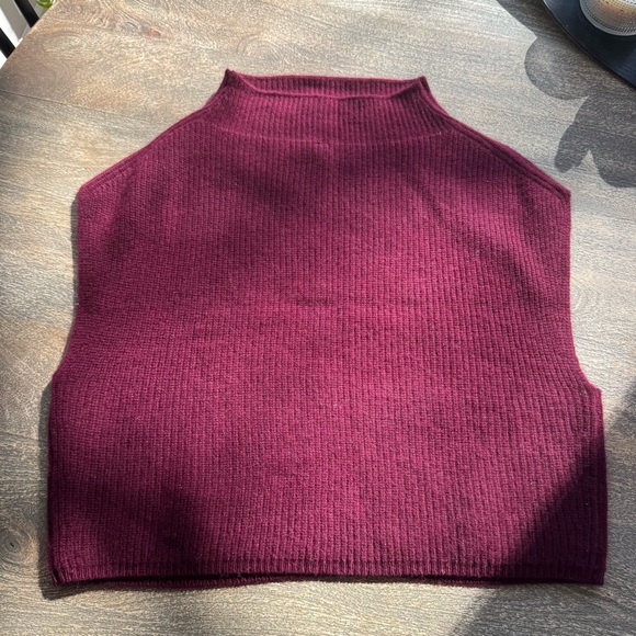 Anthropologie The Enza Cashmere Poncho Sweater Vest - Picture 4 of 6